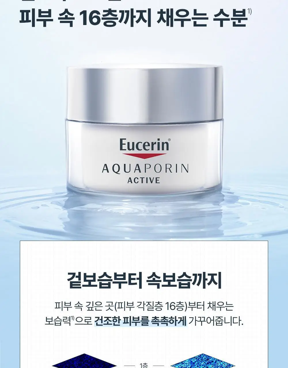 [수분크림1+1] 유세린 아쿠아포린 액티브 라이트크림 복합성용 50ml 상세페이지 9
